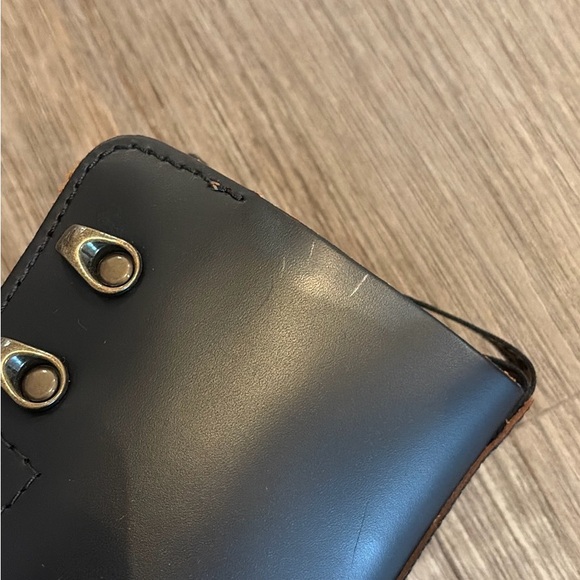 Dr. Martens Black Leather Platform Boots - Picture 10 of 12